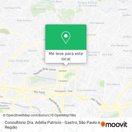 Consultório Dra. Adélia Patrício - Gastro mapa