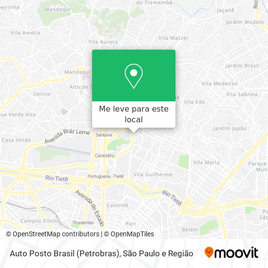 Auto Posto Brasil (Petrobras) mapa