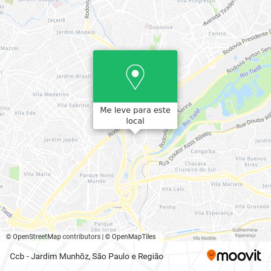 Ccb - Jardim Munhõz mapa