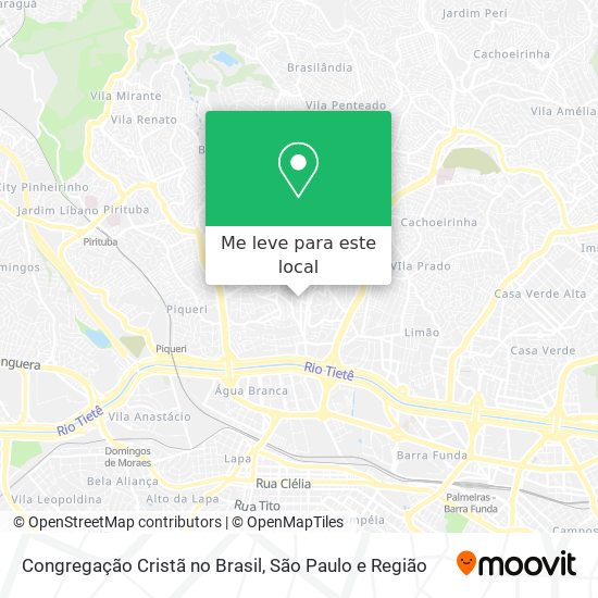 Congregação Cristã no Brasil mapa