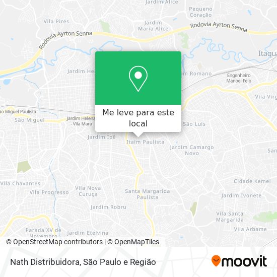 Nath Distribuidora mapa