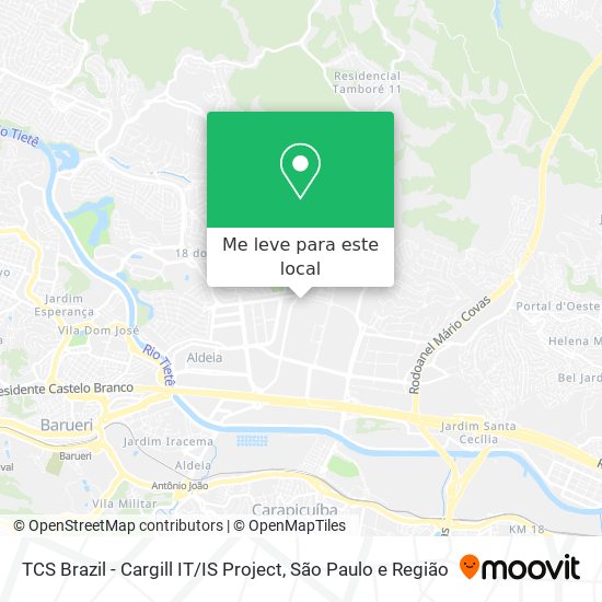 TCS Brazil - Cargill IT / IS Project mapa