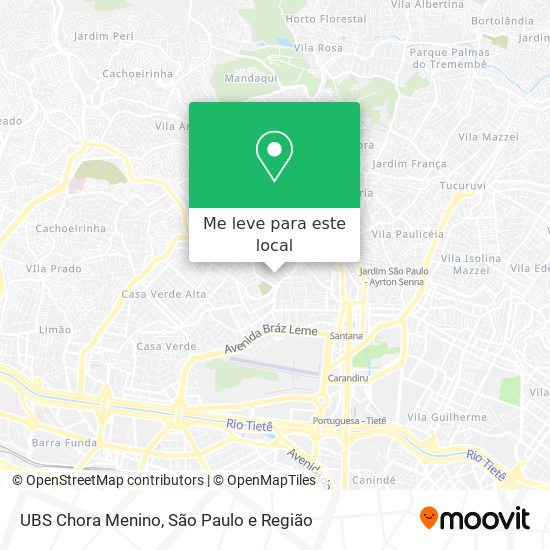 UBS Chora Menino mapa