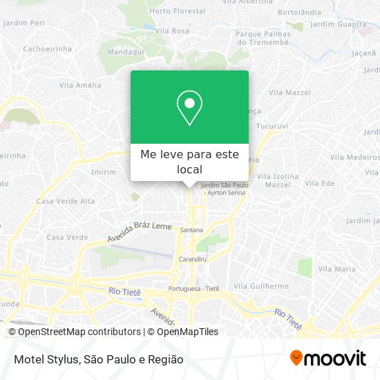 Motel Stylus mapa