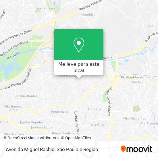 Avenida Miguel Rachid mapa