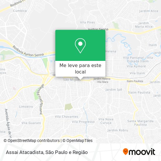Assai Atacadista mapa