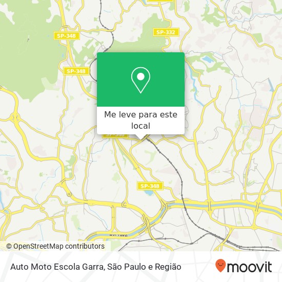 Auto Moto Escola Garra mapa
