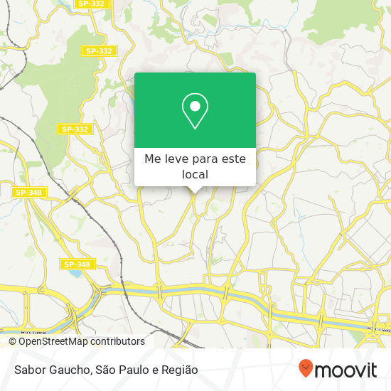 Sabor Gaucho mapa