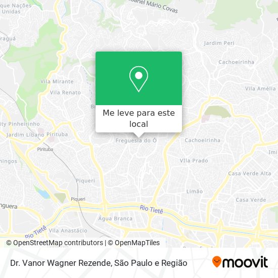 Dr. Vanor Wagner Rezende mapa