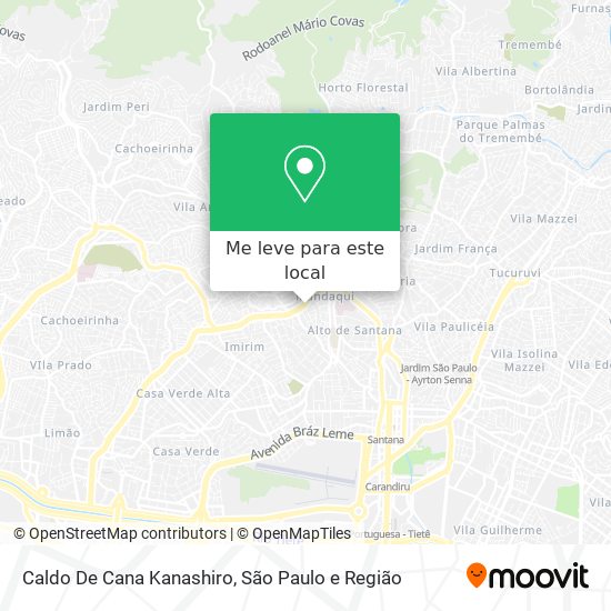 Caldo De Cana Kanashiro mapa