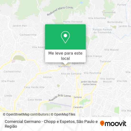 Comercial Germano - Chopp e Espetos mapa