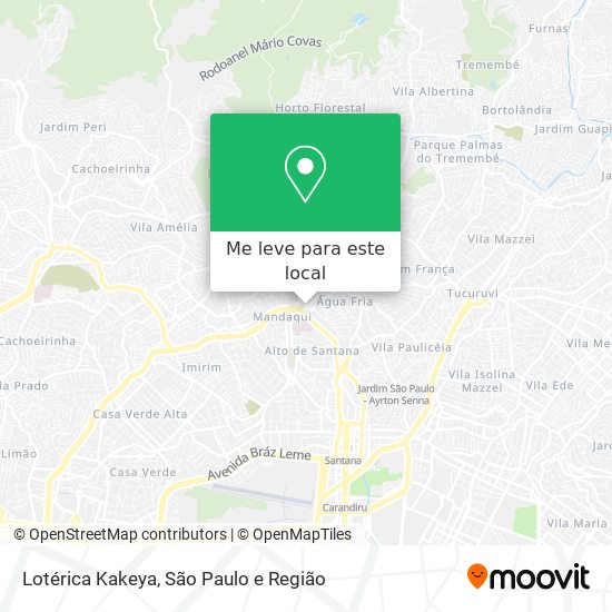 Lotérica Kakeya mapa
