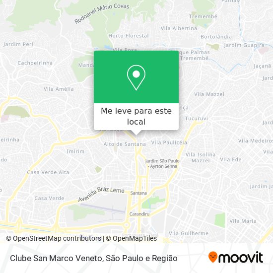 Clube San Marco Veneto mapa