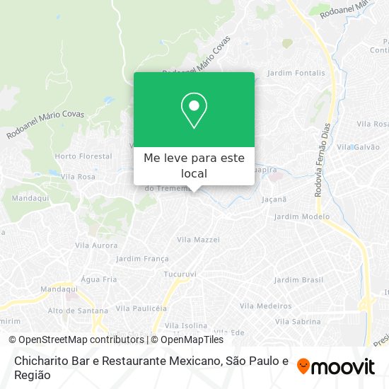 Chicharito Bar e Restaurante Mexicano mapa