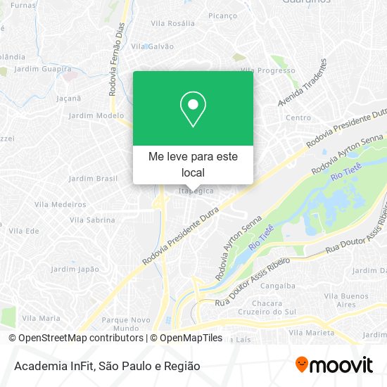 Academia InFit mapa