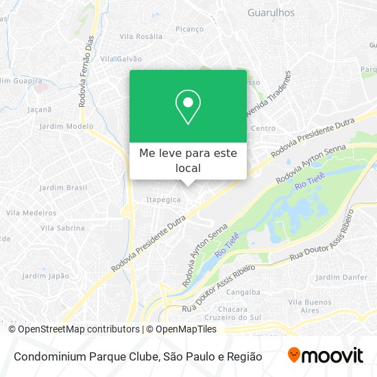 Condominium Parque Clube mapa