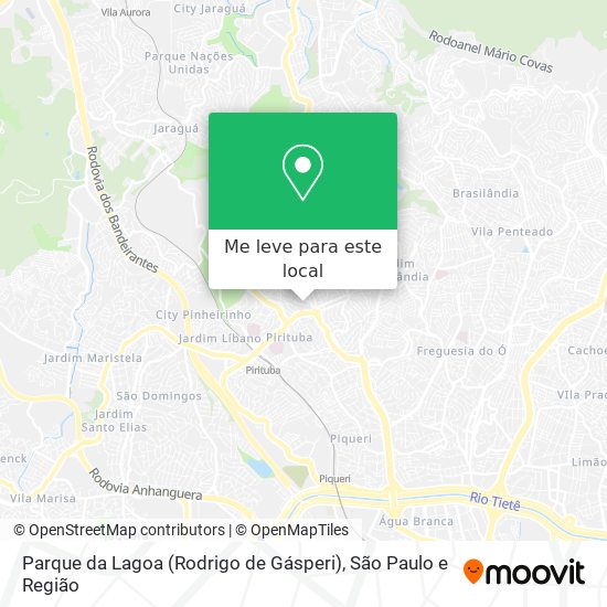 Parque da Lagoa (Rodrigo de Gásperi) mapa