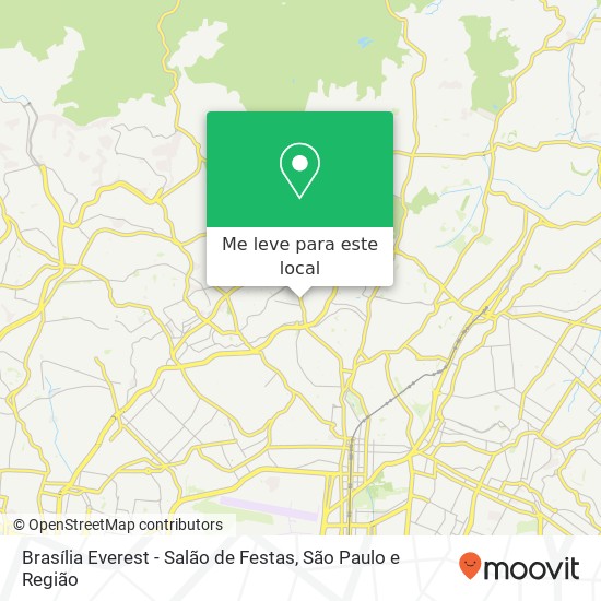 Brasília Everest - Salão de Festas mapa