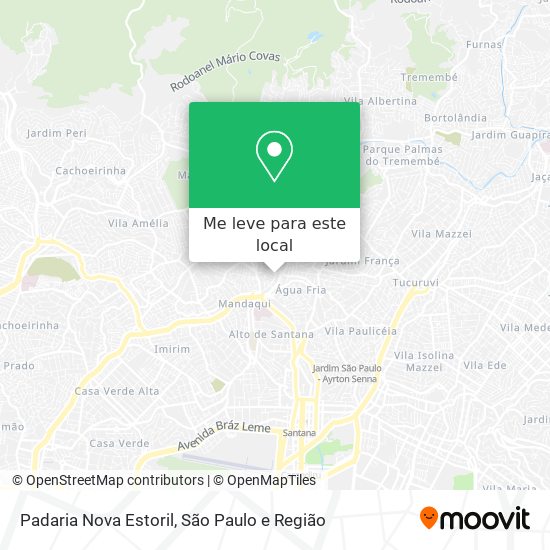 Padaria Nova Estoril mapa