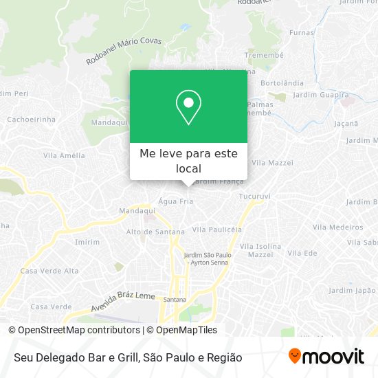 Seu Delegado Bar e Grill mapa