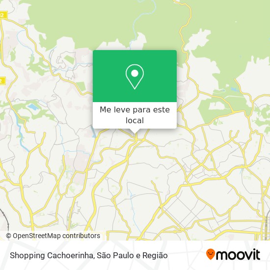 Shopping Cachoerinha mapa