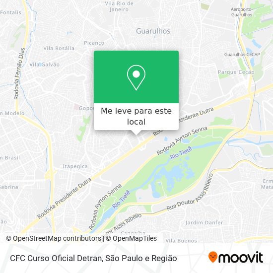 CFC Curso Oficial Detran mapa