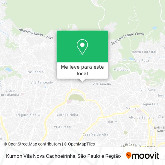 Kumon Vila Nova Cachoeirinha mapa