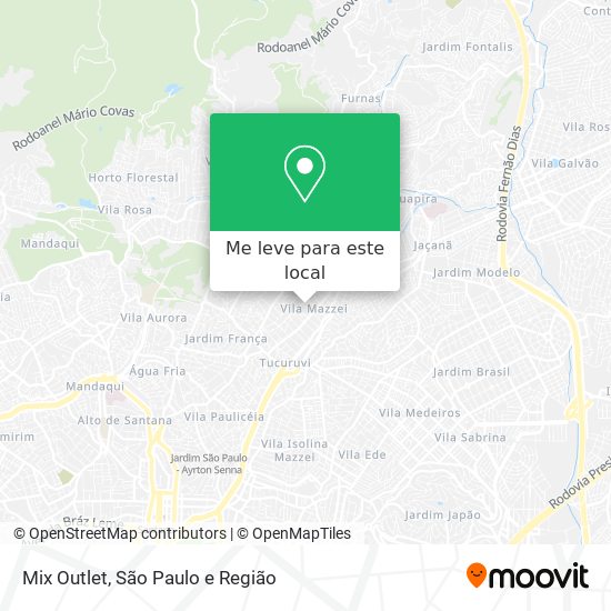 Mix Outlet mapa