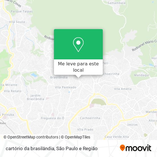 cartório da brasilândia mapa