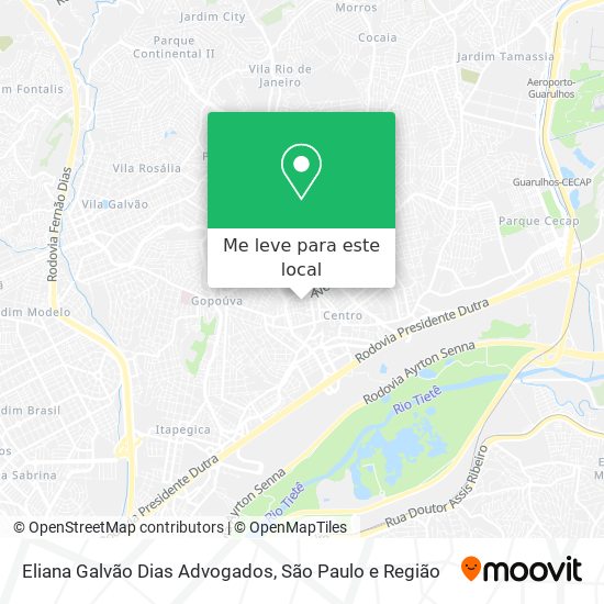 Eliana Galvão Dias Advogados mapa