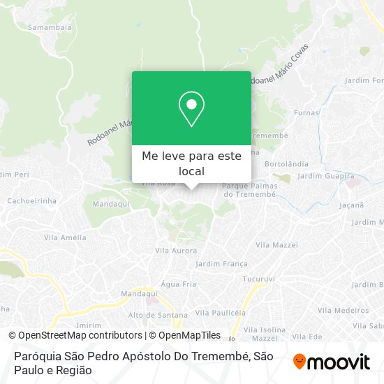 Paróquia São Pedro Apóstolo Do Tremembé mapa
