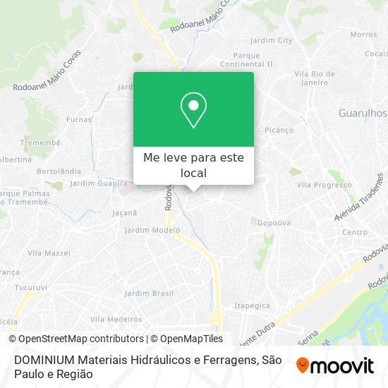 DOMINIUM Materiais Hidráulicos e Ferragens mapa