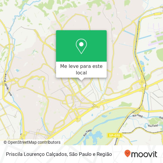 Priscila Lourenço Calçados mapa