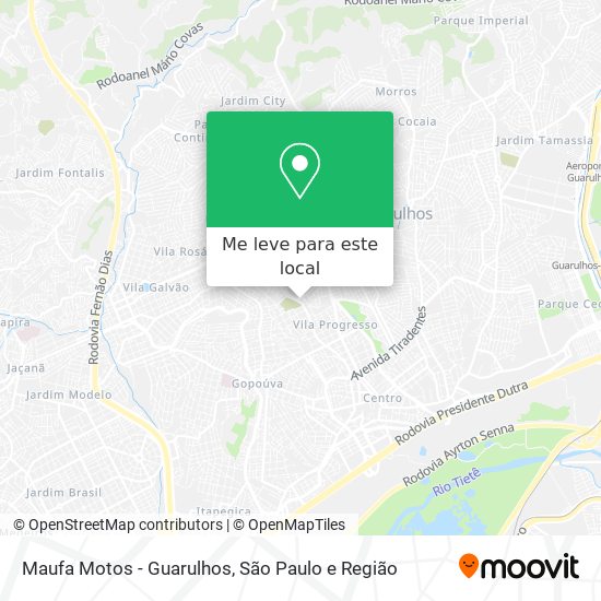 Maufa Motos - Guarulhos mapa