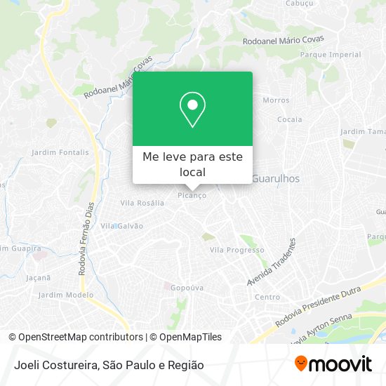 Joeli Costureira mapa