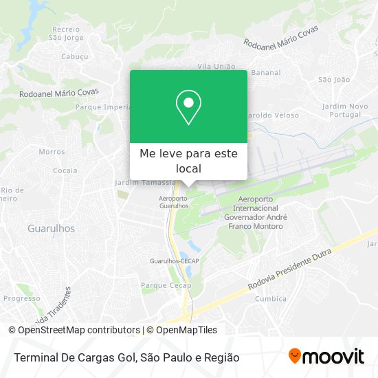 Terminal De Cargas Gol mapa