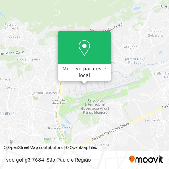 voo gol g3 7684 mapa