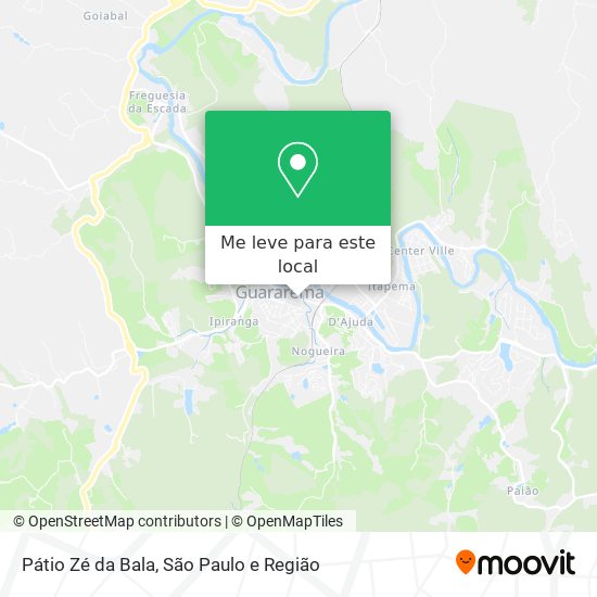 Pátio Zé da Bala mapa