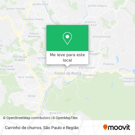 Carrinho de churros mapa