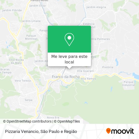 Pizzaria Venancio mapa