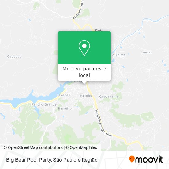 Big Bear Pool Party mapa