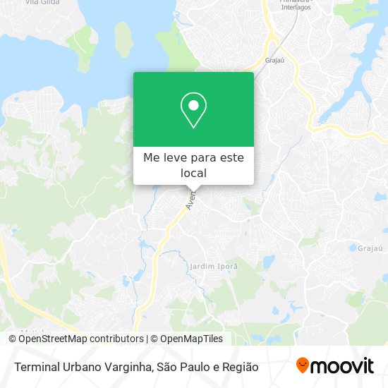 Terminal Urbano Varginha mapa
