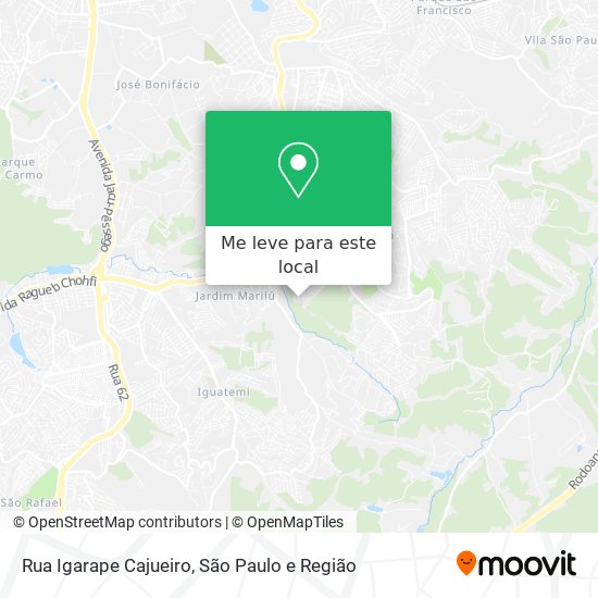 Rua Igarape Cajueiro mapa