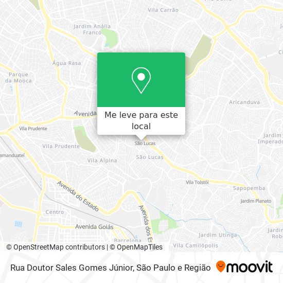 Rua Doutor Sales Gomes Júnior mapa