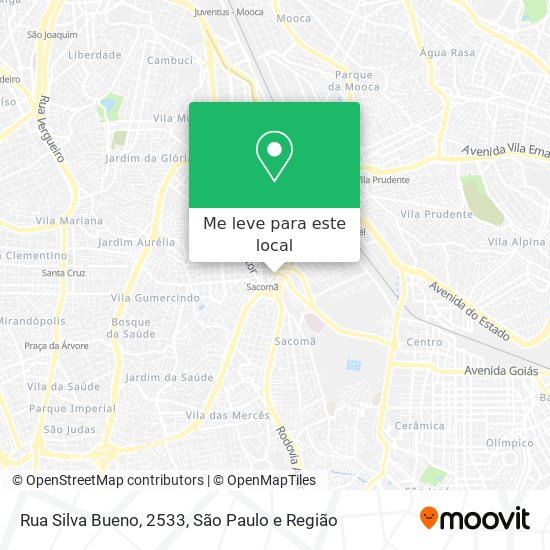 Rua Silva Bueno, 2533 mapa