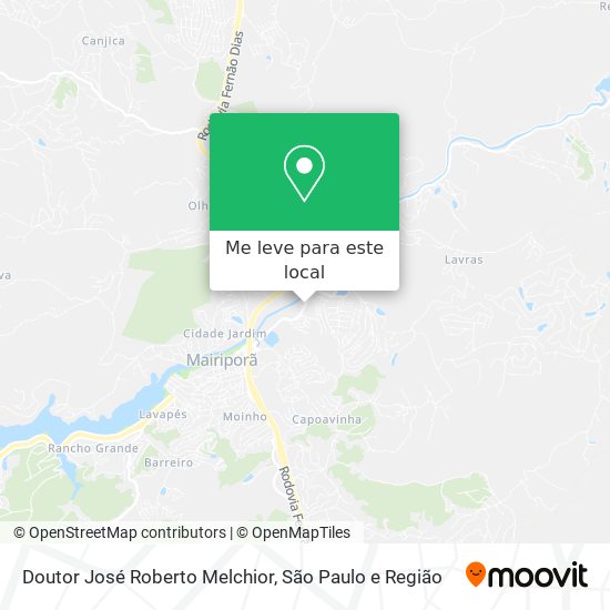 Doutor José Roberto Melchior mapa