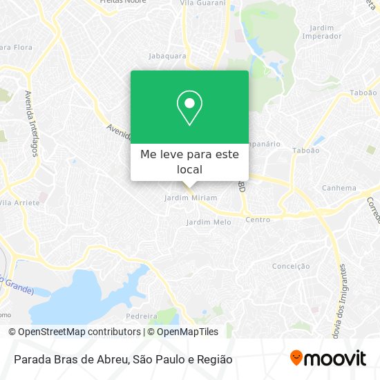 Parada Bras de Abreu mapa