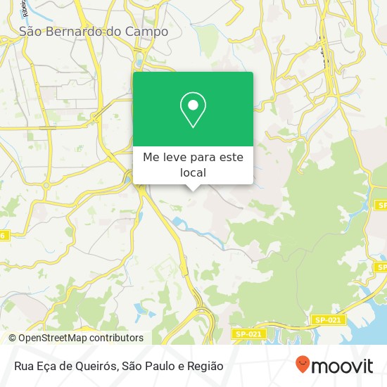 Rua Eça de Queirós mapa