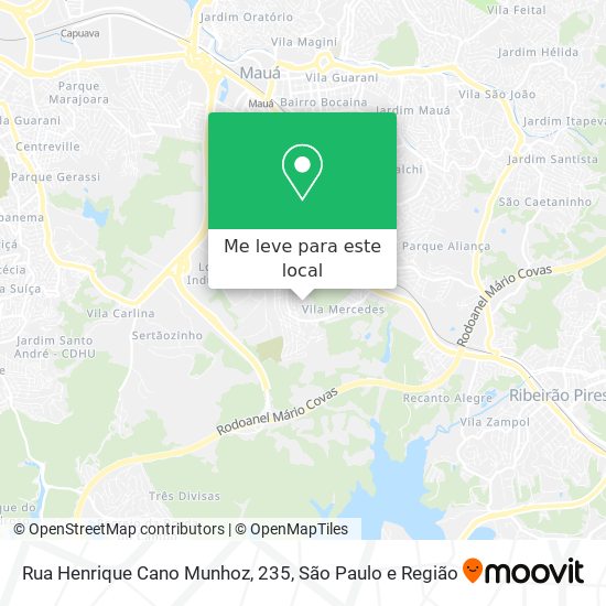 Rua Henrique Cano Munhoz, 235 mapa