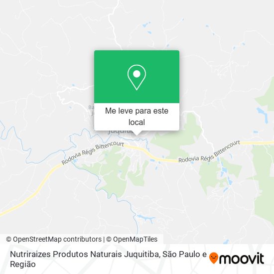 Nutriraizes Produtos Naturais Juquitiba mapa